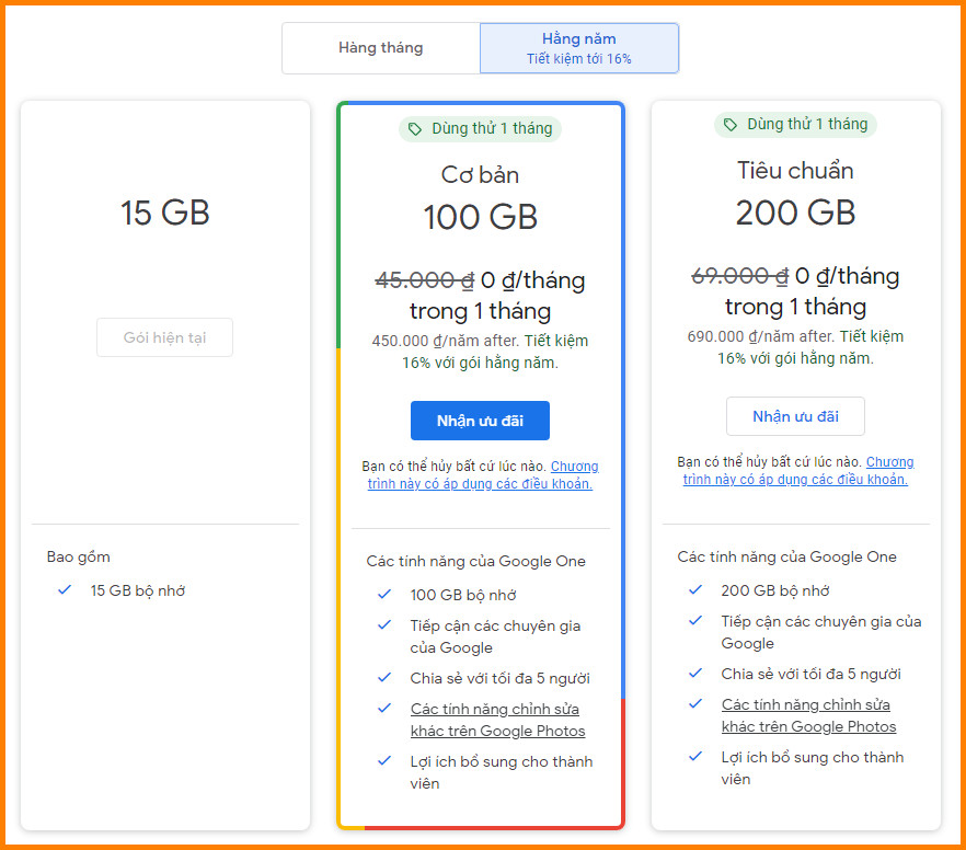 180knăm Bán Drive one không giới hạn dung lượng google (1)