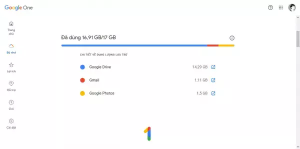 6 cách sửa lỗi Drive đầy bộ nhớ dù còn dung lượng tạo tài khoản drive google one không giới hạn dung lượng (2)