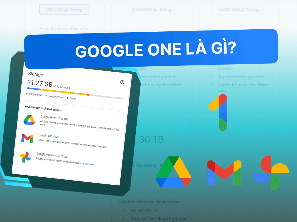 7000đtháng Google drive one giá rẻ không giới hạn dung lượng