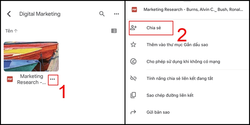 Cách chia sẻ link Bán tài khoản google drive one không giới hạn dung lượng Unlimited về điện thoại (3)