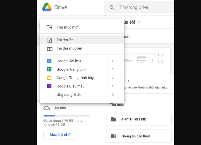 Cách chuyển file PDF sang Word trên Bán tài khoản google drive one không giới hạn dung lượng Unlimited dễ dàng (1)