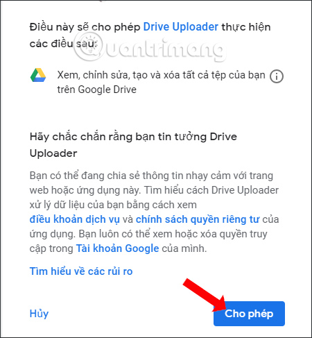 Cách để người khác upload file lên Bán Google drive one không giới hạn dung lượng Unlimited của bạn (3)