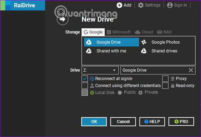 Cách sử dụng Bán Google drive one không giới hạn dung lượng Unlimited Network Drive miễn phí (3)