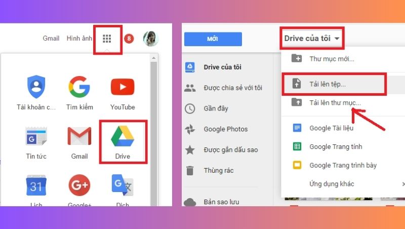 Cách tải video lên Bán tài khoản google drive one không giới hạn dung lượng Unlimited dẽ dàng (1)