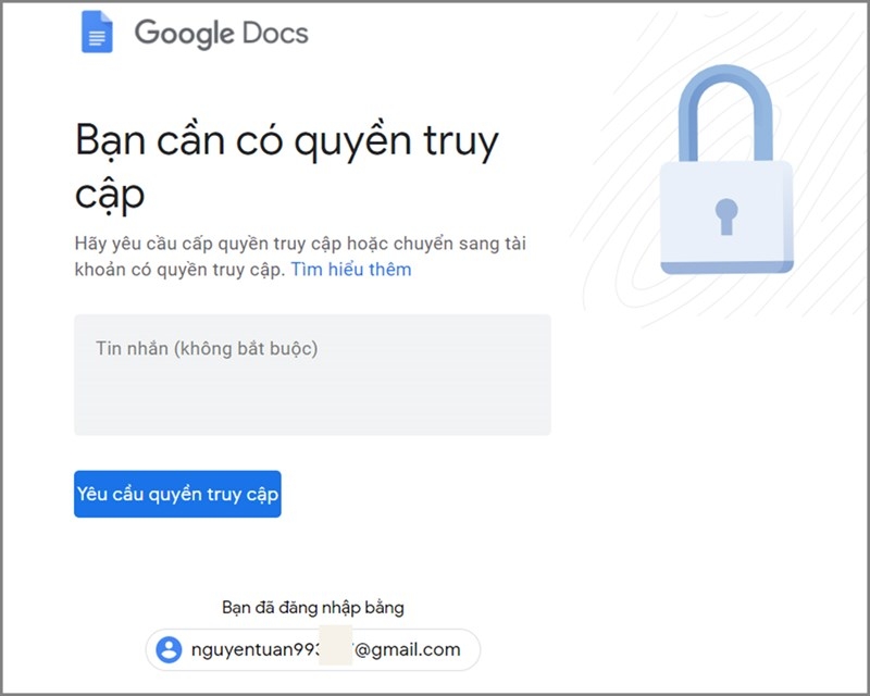 Cấp quyền truy cập Bán tài khoản google drive one không giới hạn dung lượng Unlimited từ Gmail (1)