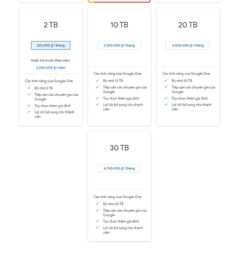 Gia Hạn Google drive one giá rẻ không giới hạn dung lượng (1)