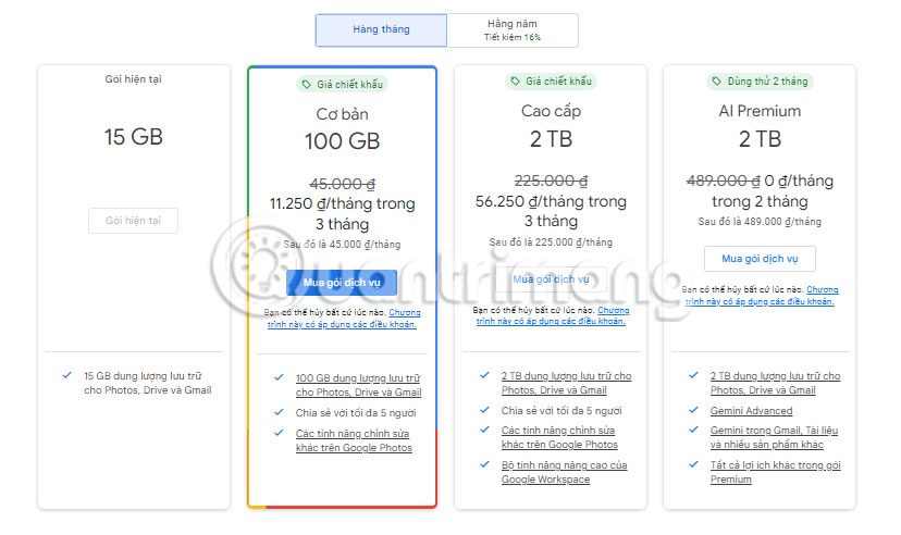 Google One là gì và bán Google Drive One không giới hạn dung lượng Unlimited 4 lý do tại sao nên sử dụng Google One (2)