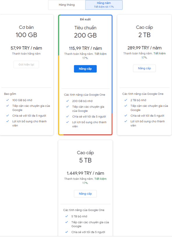 GoogleOne là gì Google drive one giá rẻ không giới hạn dung lượng (1)