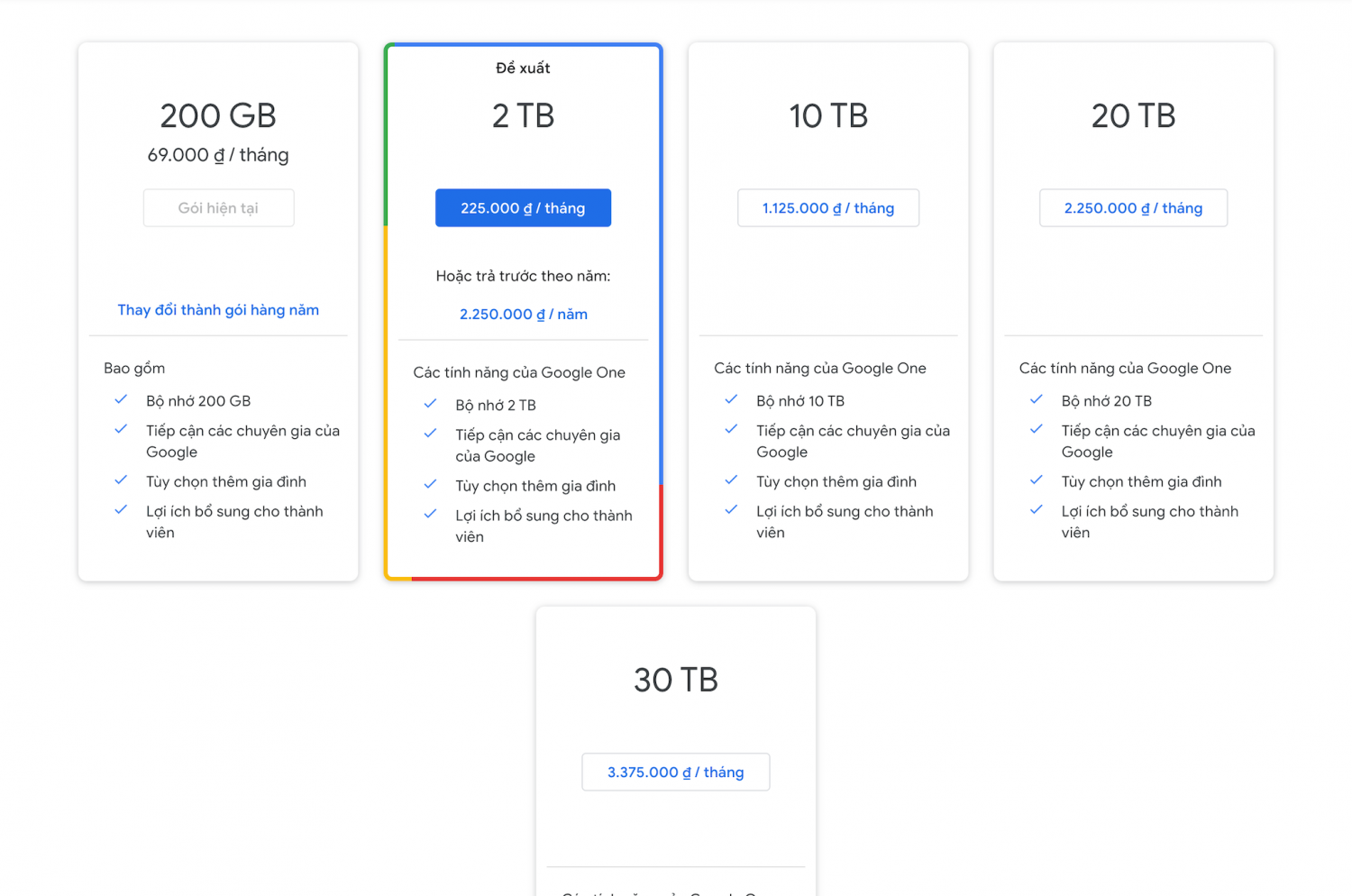 Khác Biệt Google drive one giá rẻ không giới hạn dung lượng (1)