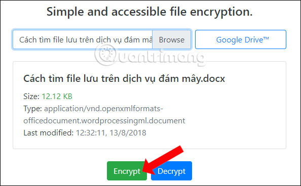 Mã hóa file trên Bán Google drive one không giới hạn dung lượng Unlimited bằng Syncrypto (3)