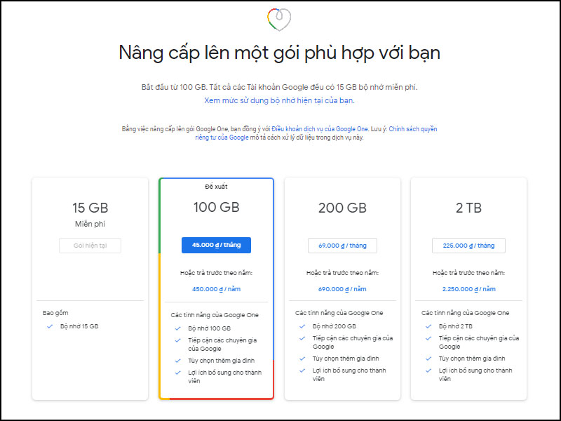 So sánh Email Bán Drive one không giới hạn dung lượng google (3)