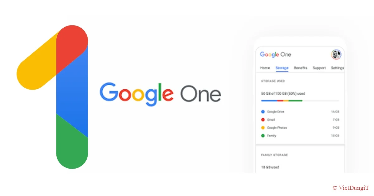 Tính Năng Gói Google drive one giá rẻ không giới hạn dung lượng