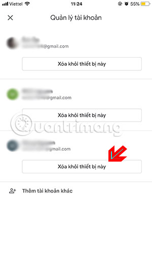 Xóa tài khoản đăng xuất tài khoản Bán Google drive one không giới hạn dung lượng Unlimited đơn giản (3)